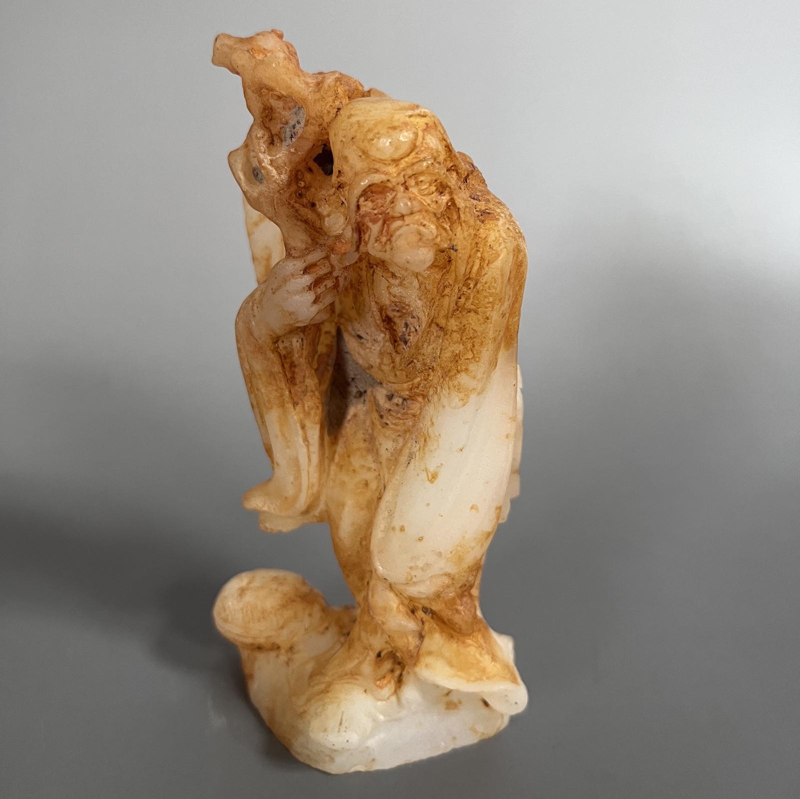 Arhat Figur China Jade Buddhismus Luohan - 13cm