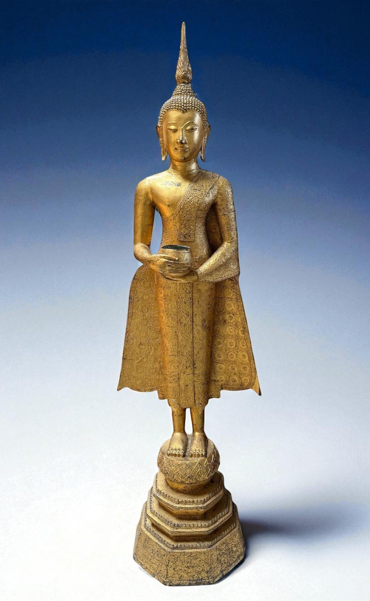 Wochentagsbuddha Mittwoch – Bronze Statue Thailand, 135 cm Wochentagsbuddha Mittwoch – Bronze Statue Thailand, 135 cm