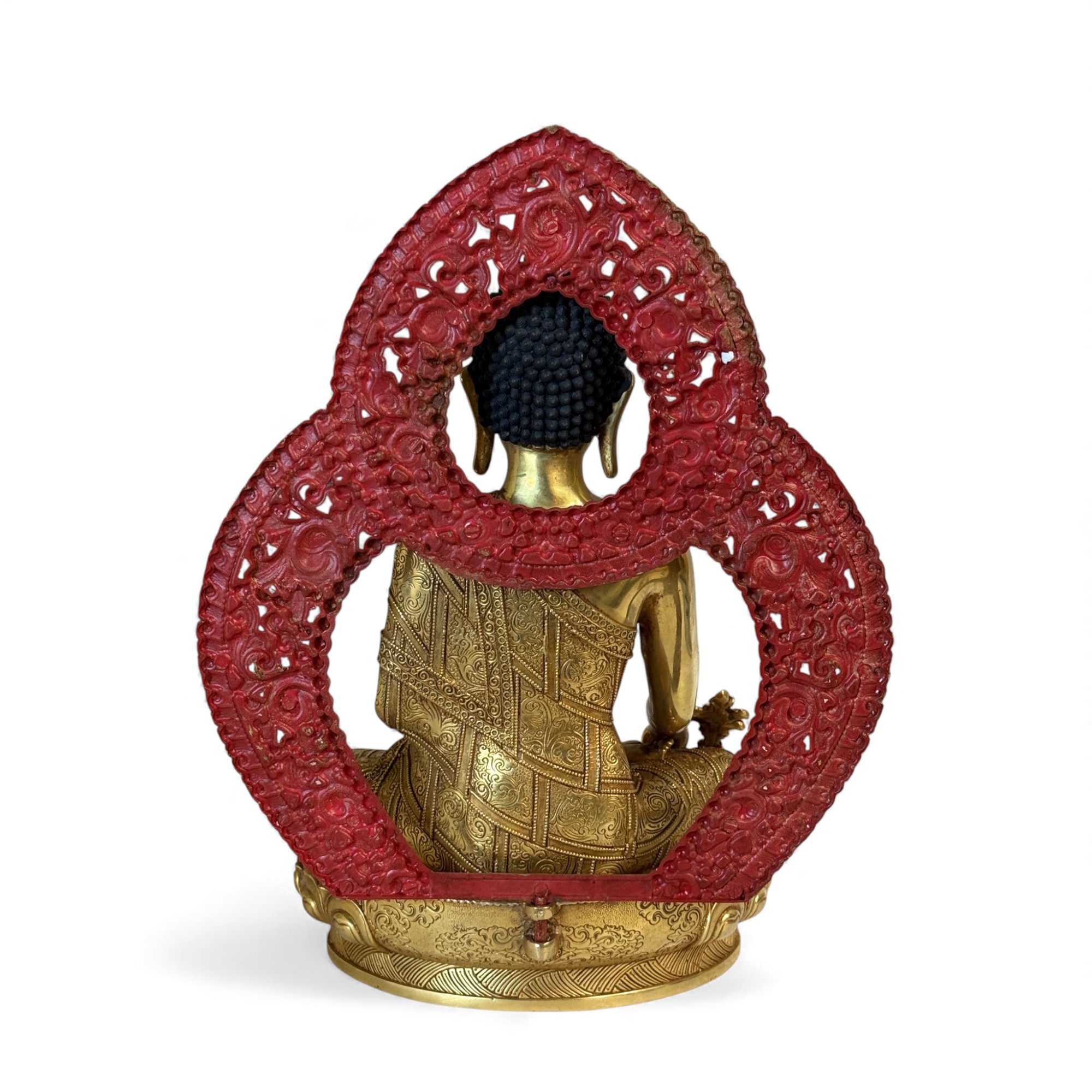 Medizin Buddha Figur aus Bronze