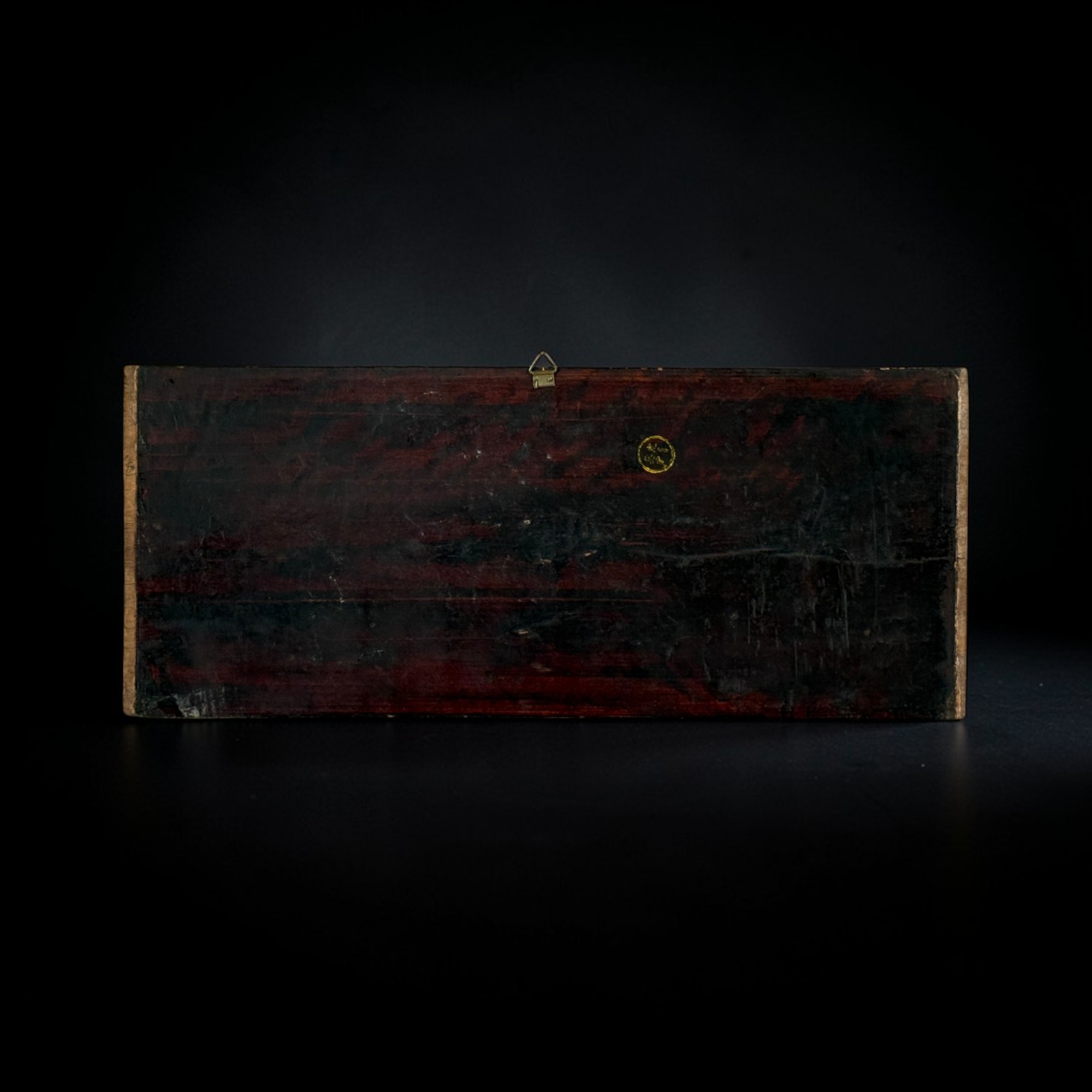 Chinesische Schnitzerei - Holz Relief aus Sammlernachlass