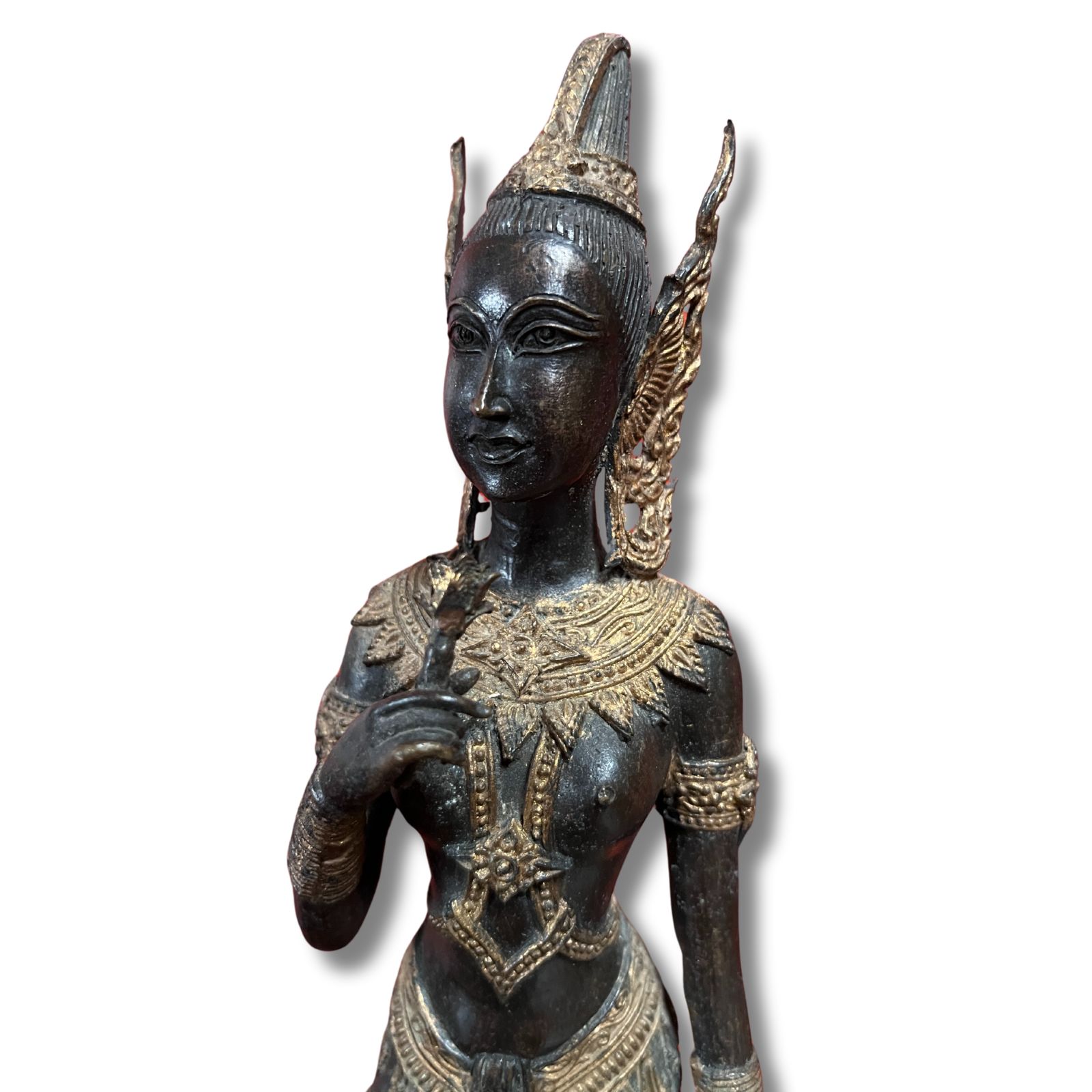Tempelwächter Thailand Teppanom Bronze Figur