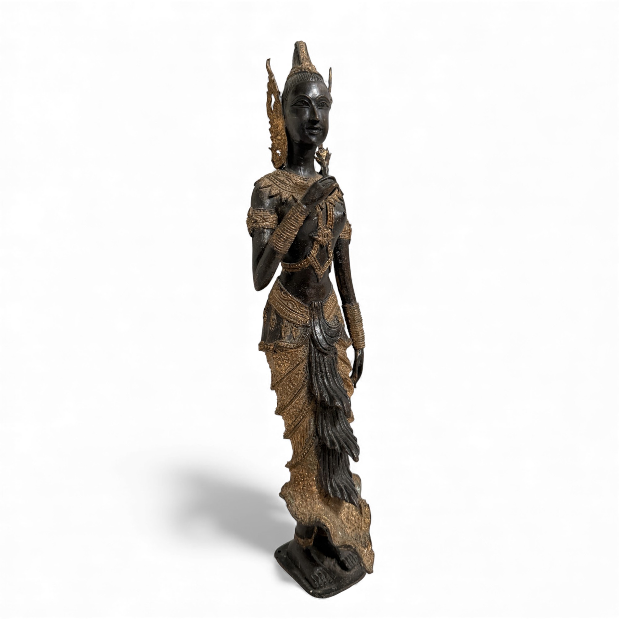 Tempelwächter Thailand Teppanom Bronze Figur