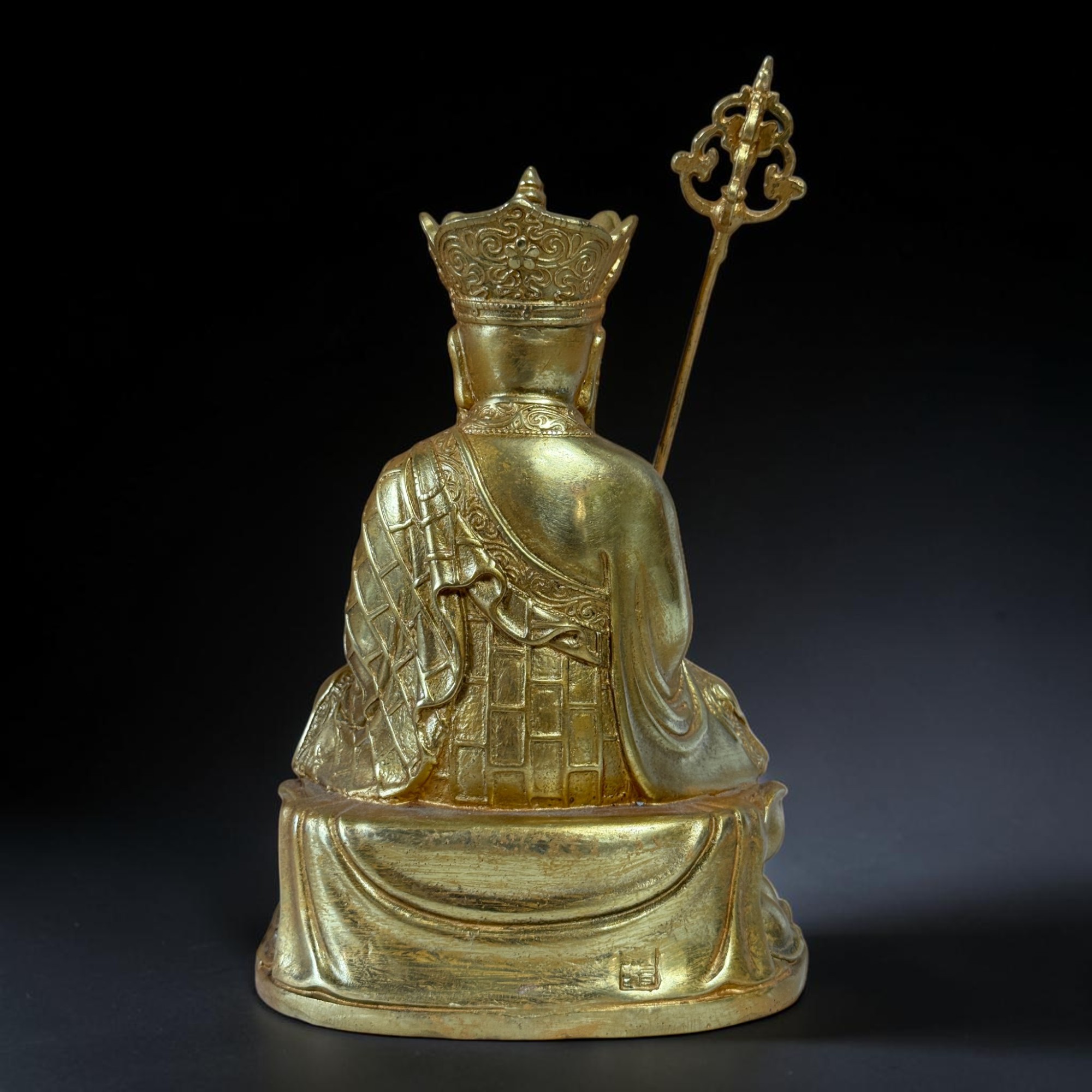 Ksitigarbha Bodhisattva Bronze Figur Tibet China Asien Skulptur 25cm