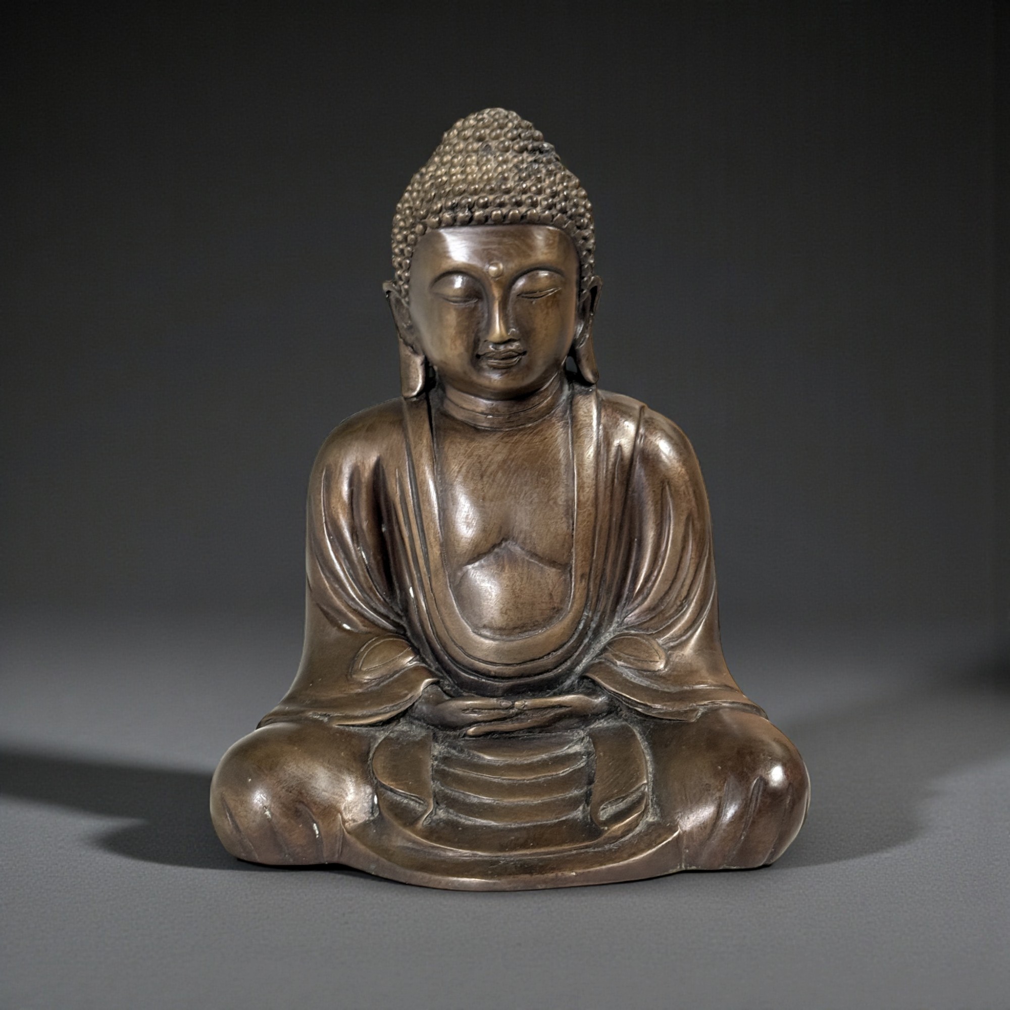 Daibutsu Kamakura Bronze Buddha Figur 25 cm