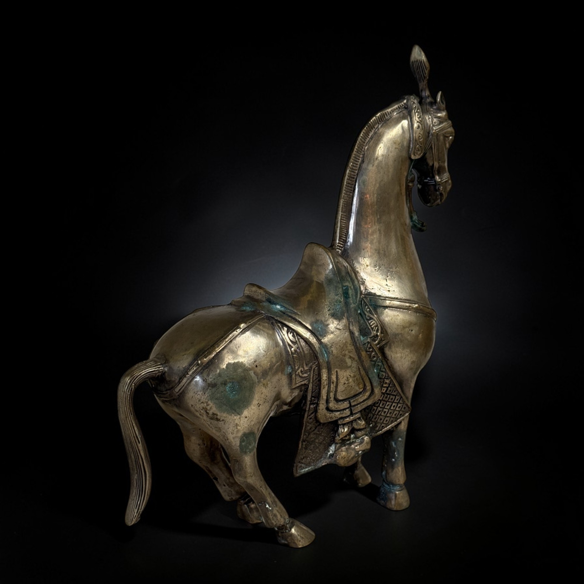 Bronze Pferd China Skulptur Tang Dynastie Replikat