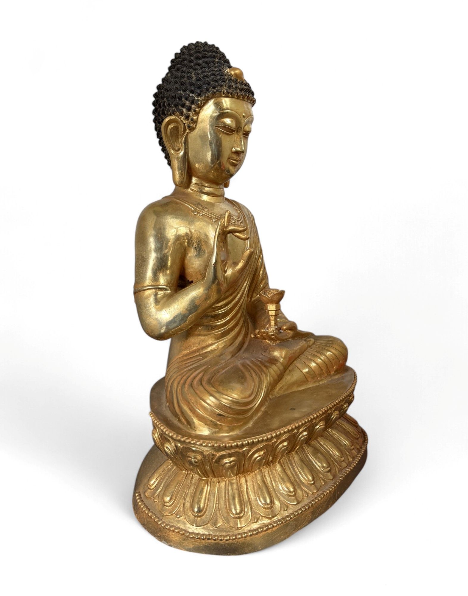Buddha Figur Bronze Skulptur Karana Mudra Statue 55 cm groß