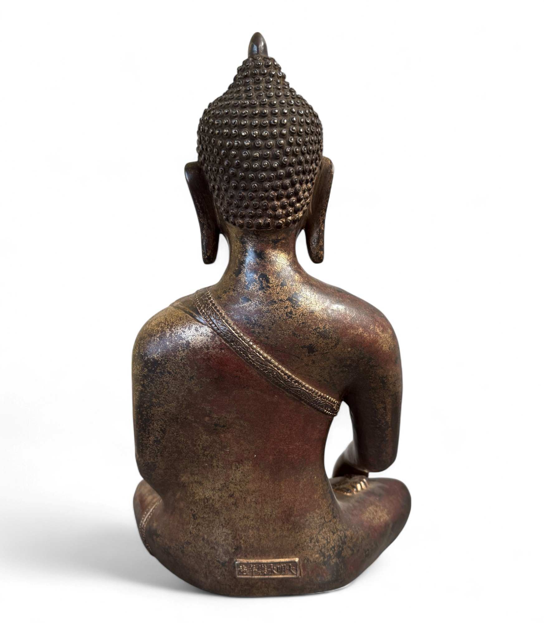 Siddharta Gautama Bronze Buddha Figur 39 cm groß