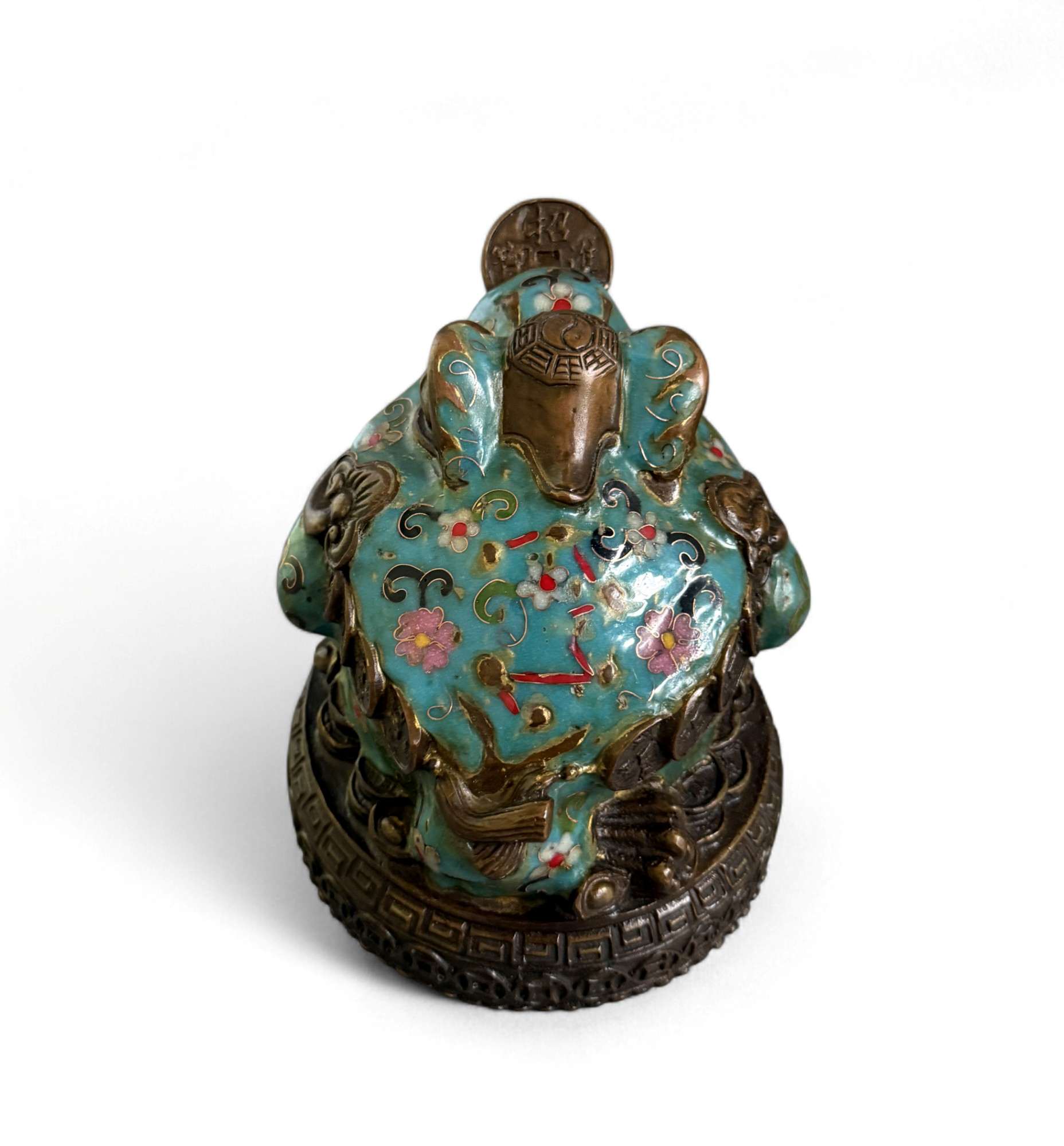 Geldkröte aus Bronze – Traditioneller Feng Shui Frosch
