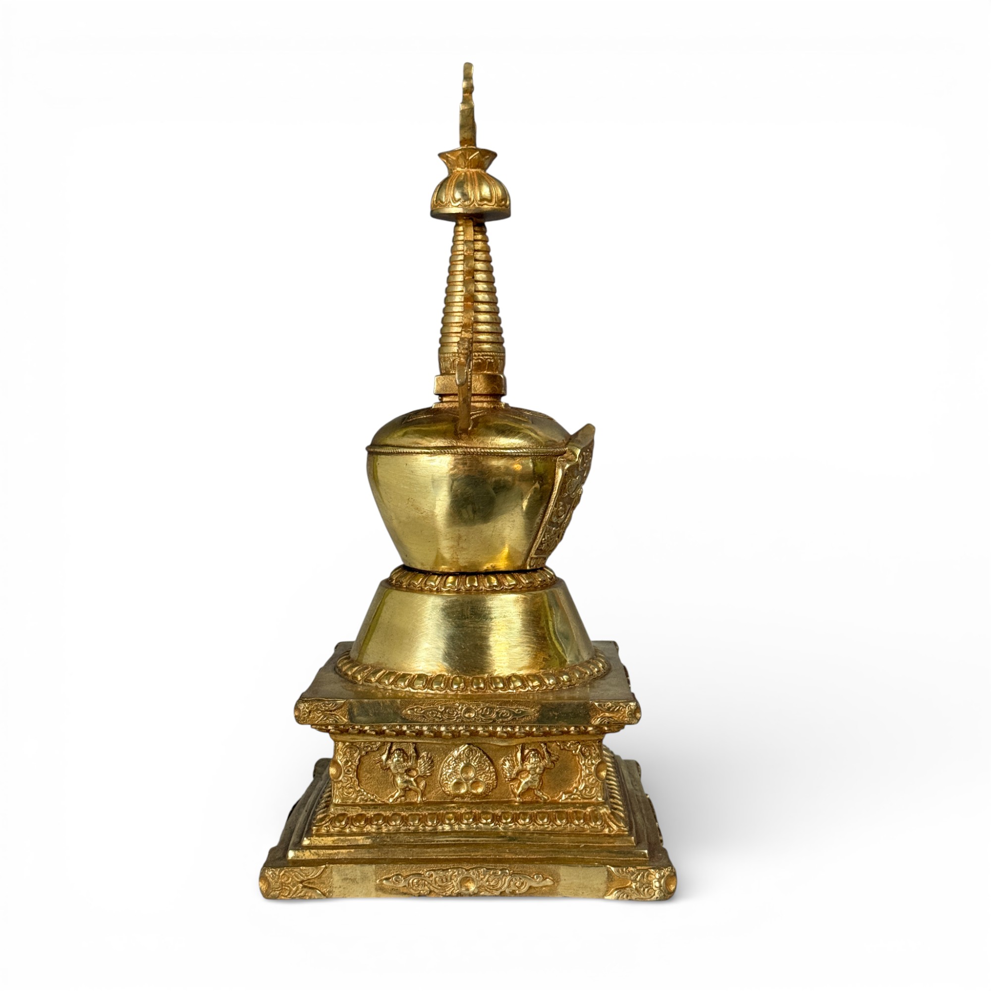 Buddhistische Stupa Buddha Pagode aus Bronze