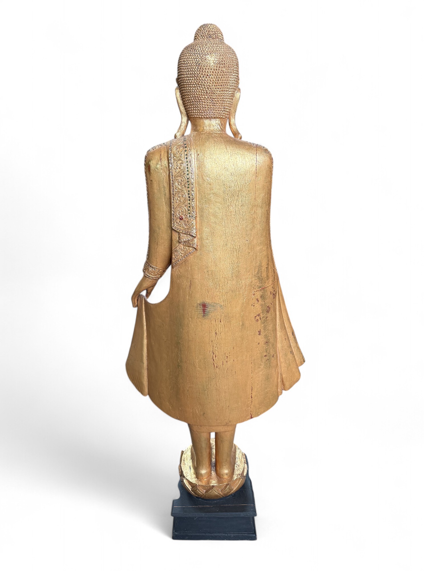 Holz Buddha Figur (166cm) Thailand Statue