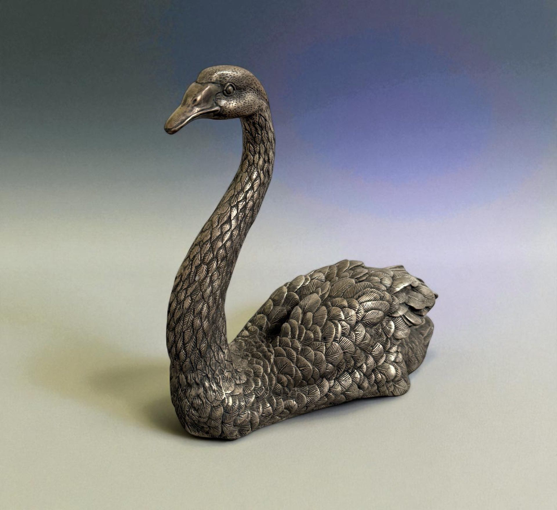 Bronze Schwan Skulptur – Eleganz, Reinheit & Symbolik, 25 cm Bronze Schwan Skulptur – Eleganz, Reinheit & Symbolik, 25 cm