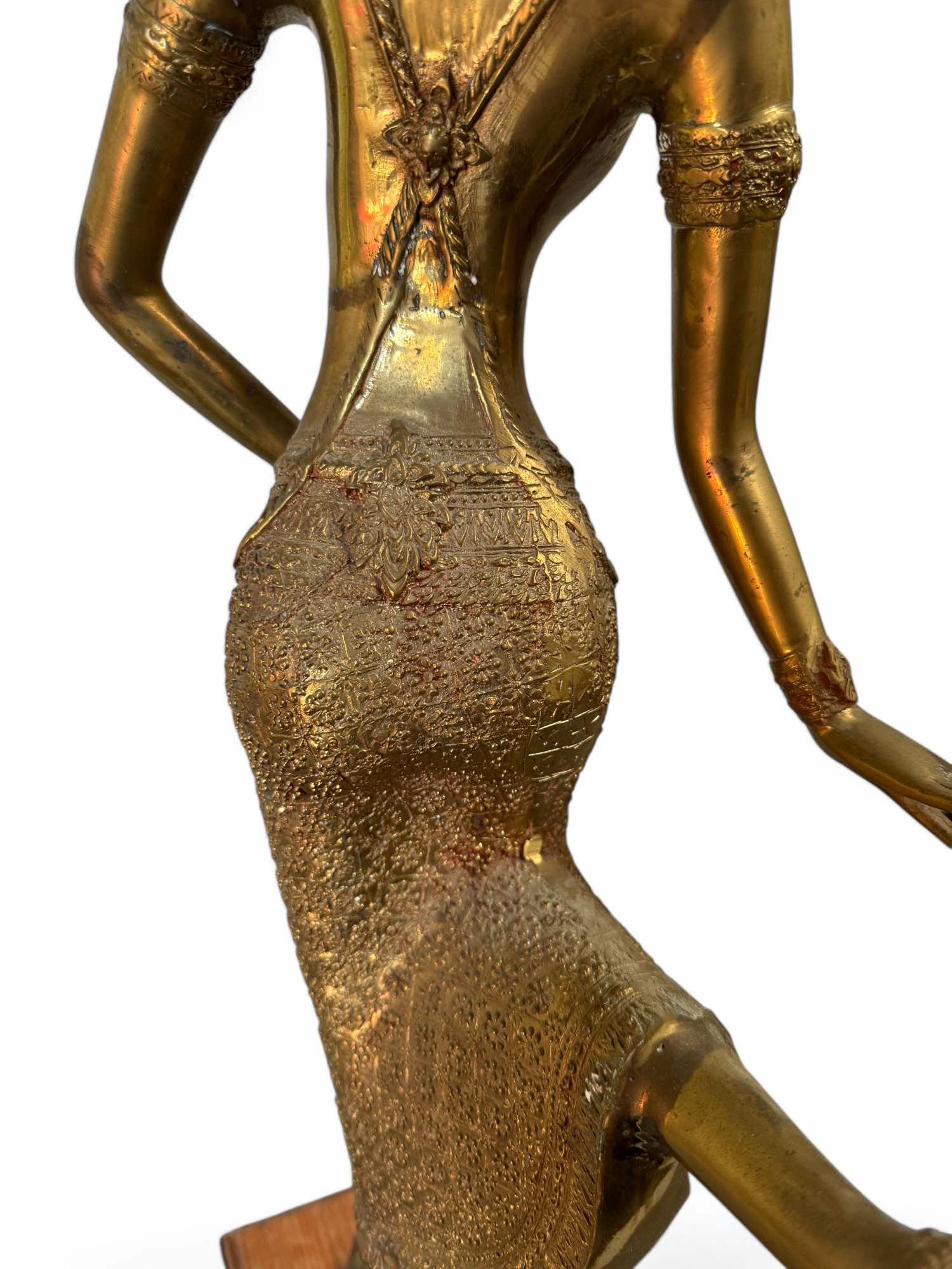 Tempelwächter Figur Bronze Skulptur Thailand 75 cm