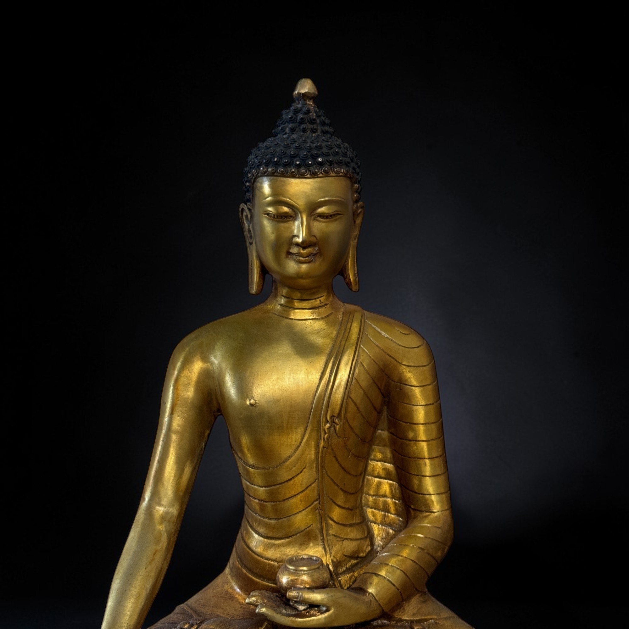 Buddha Figur Bronze Skulptur Siddharta Gautama