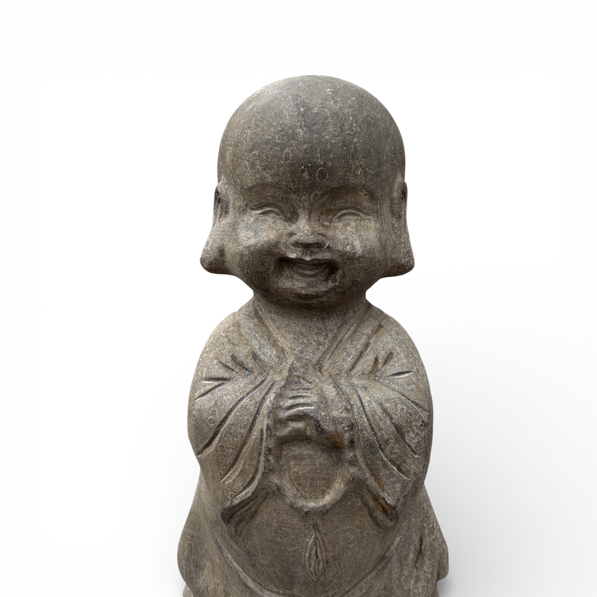 Zen Mönch Garten Skulptur aus Naturstein