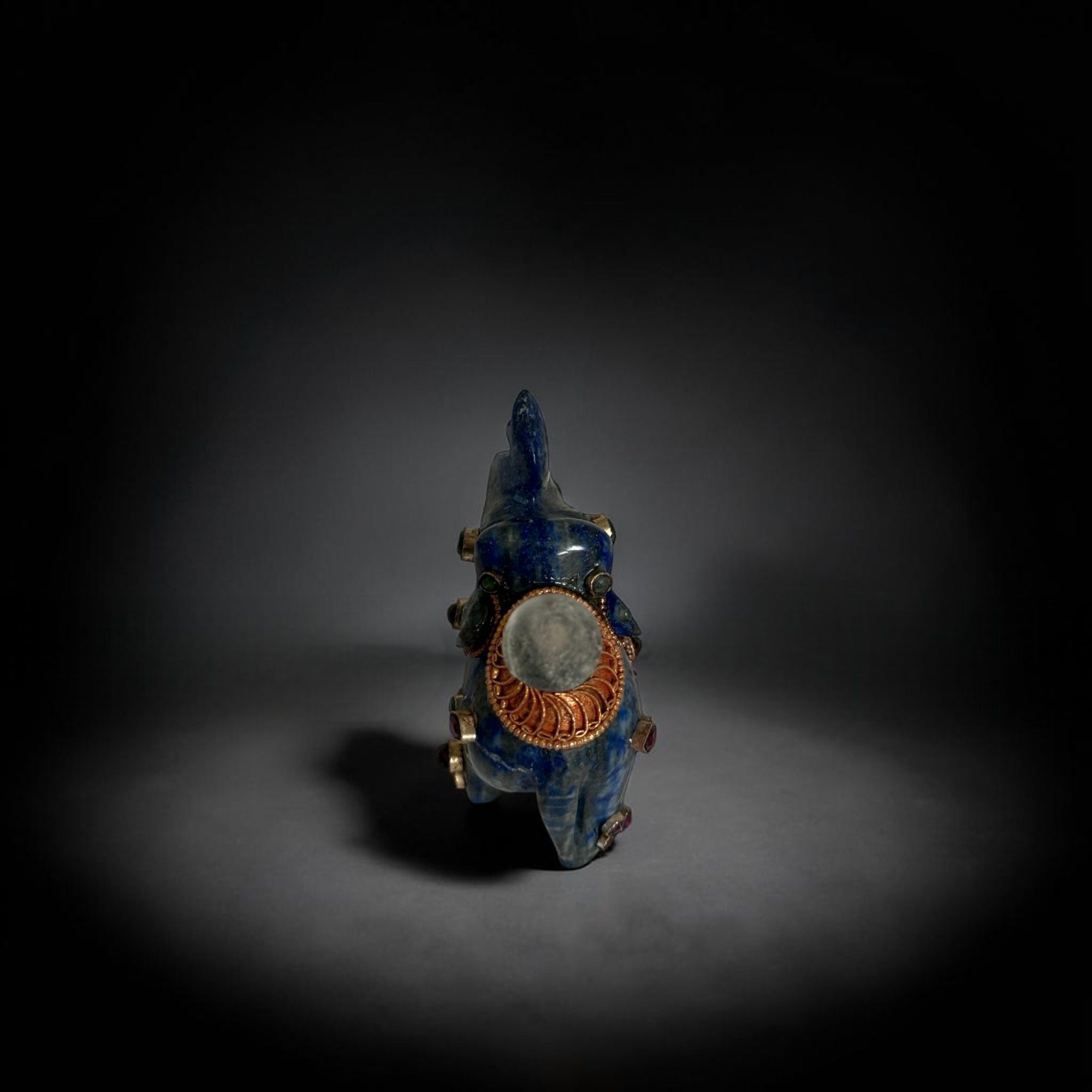 Lapislazuli Glückselefant | Bergkristall & Edelsteine | Handarbeit aus Nepal
