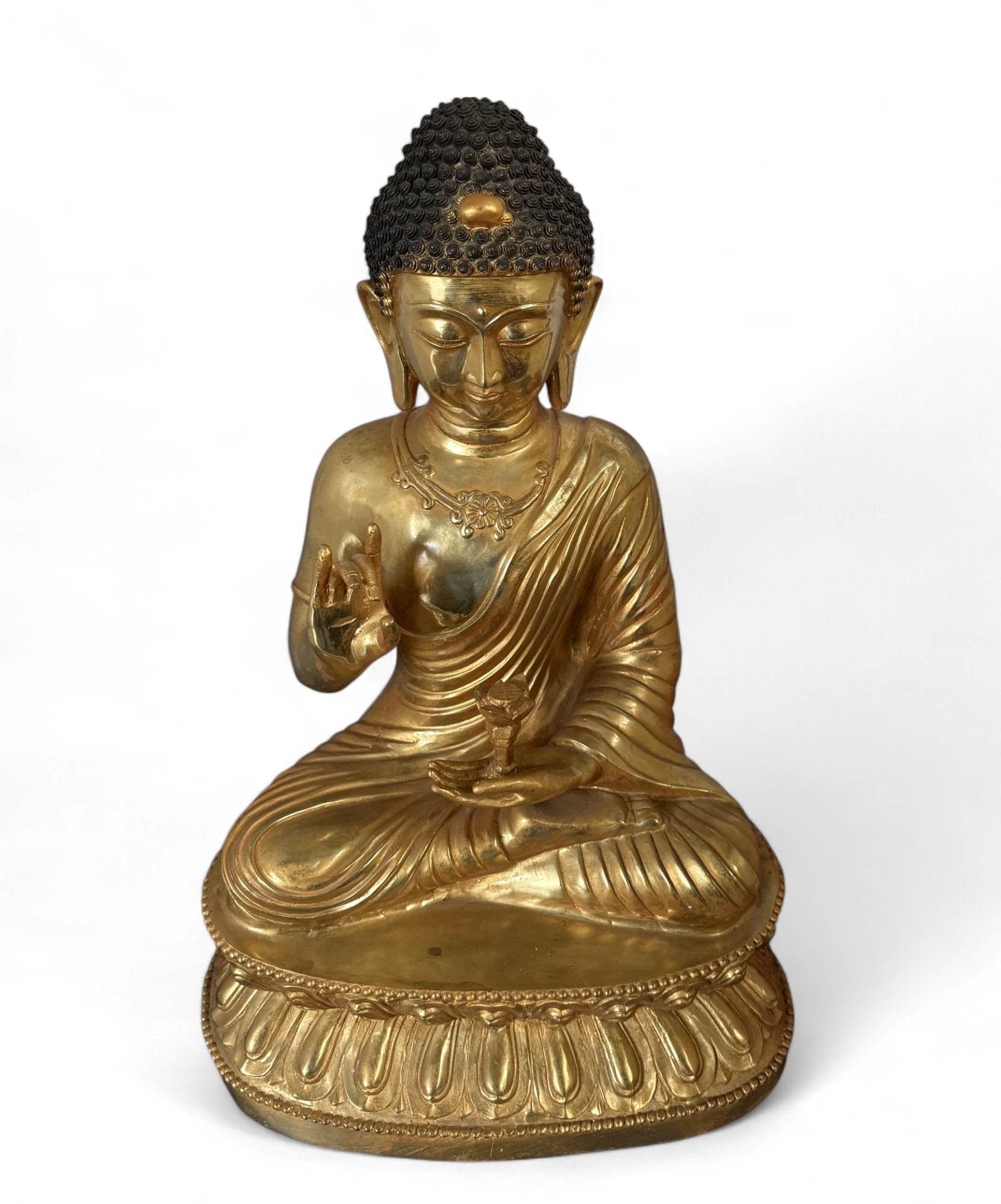 Buddha Figur Bronze Skulptur Karana Mudra Statue 55 cm groß