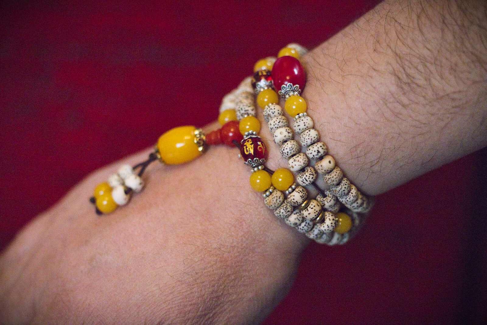 Gebetskette Mala 8 mm aus Lotussamen