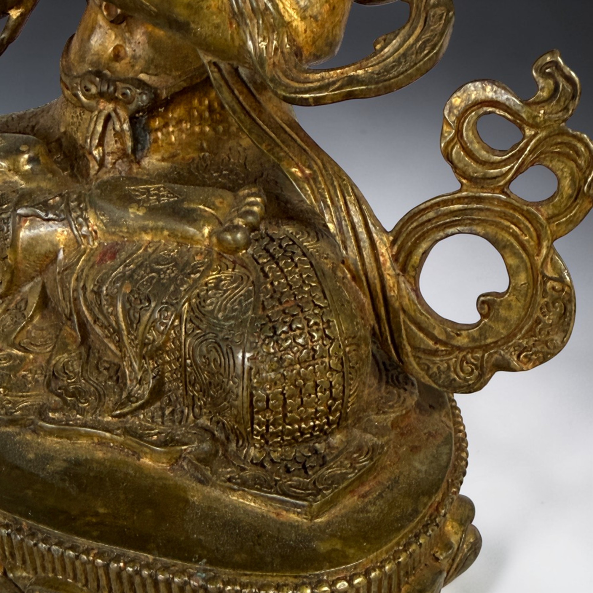 Buddha Figur Bronze Chenrezig Avalokiteshvara - 29 cm groß