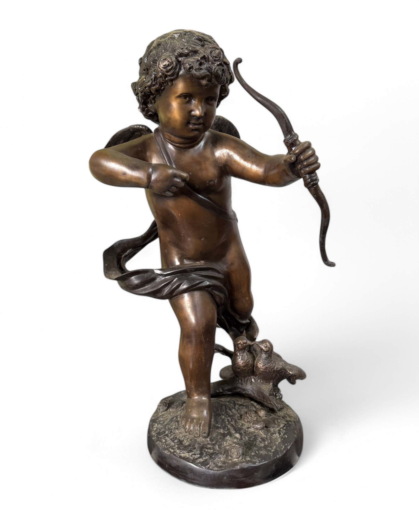 Amor Bronze Skulptur aus Sammlungsauflösung