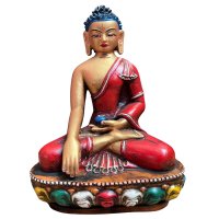Buddha Figur Terrakotta Siddharta Gautama - 23,5cm