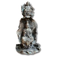 Buddha Figur Bronze Guanyin China 23,5cm
