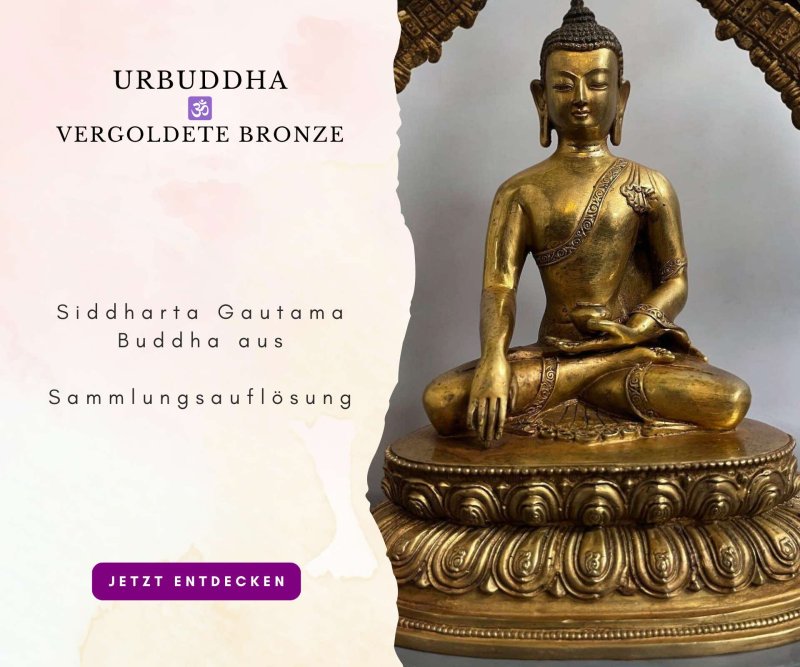 Ur-Buddha, vergoldet