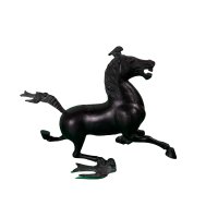 Fliegendes Gansu Pferd (24cm) aus Bronze - China