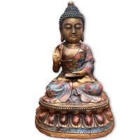 Buddha Figur Bronze Karana Mudra 45cm groß