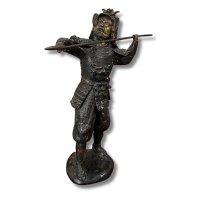 Samurai Krieger Bronze Statue Japan - 45cm