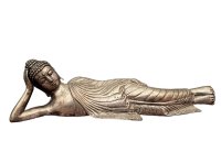 Nirvana Buddha Figur Bronze Thailand