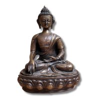 Tibet Buddha Figur Bronze - alt - 42cm groß