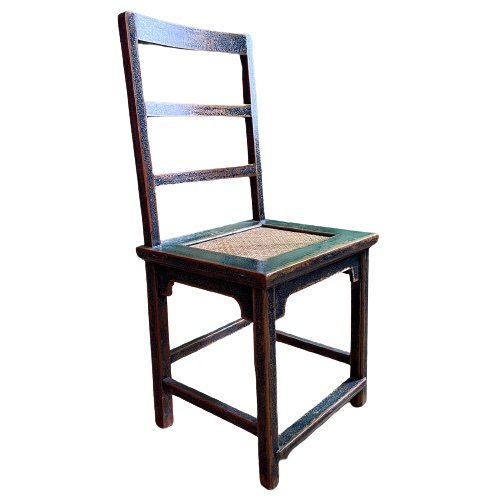 China Holz Stuhl mit Rattan Sitzfläche