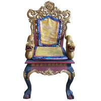 Tibetischer Stuhl - Drachen Thron aus Nachlass