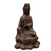 Guan Yin Buddha Figur, Bronze - China