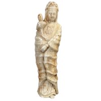 Kwanyin Buddha Figur Hetian Jade China 20cm groß