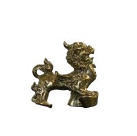 Wächterlöwe Mini Bronze Löwe Qilin Kylin Figürchen klein aber fein