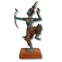 Rama Bronzefigur Thailand Avatar Vishnus 31cm