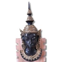 Thailändischer Tempelwächter Kopf Bronze Maske