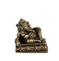 Mini Ganesha Figur Bronze Skulptur 1,8cm