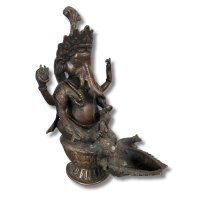 Ganesha Figur Bronze Skulptur Indien - Sammlerstück