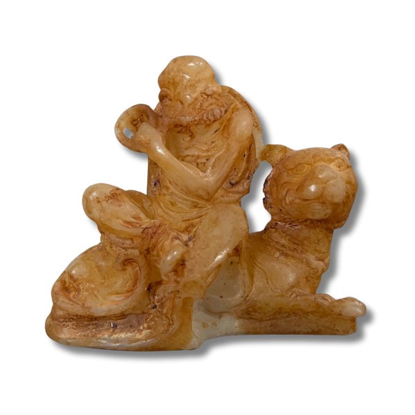 Arhat Figur China Jade Buddhismus Luohan - 9cm