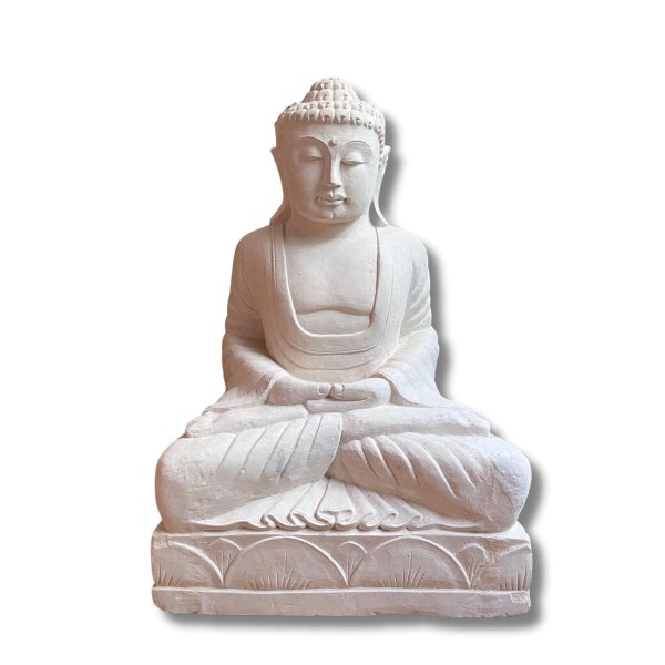 Buddha Figur Sandstein Thailand Skulptur Indoor