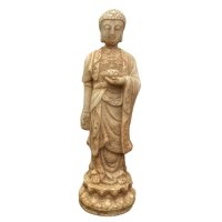 Buddha Figur Hetian Jade China 19cm groß