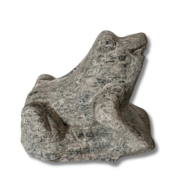 Garten Frosch Marmor Stein Figur - Krafttier