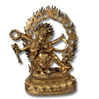 Mahakala Figur Bronze Buddhismus Beschützer 30cm
