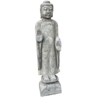 Garten Buddha Figur Stein Skulptur 80cm groß