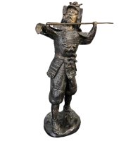 Samurai Krieger Bronze Statue Japan - 45cm