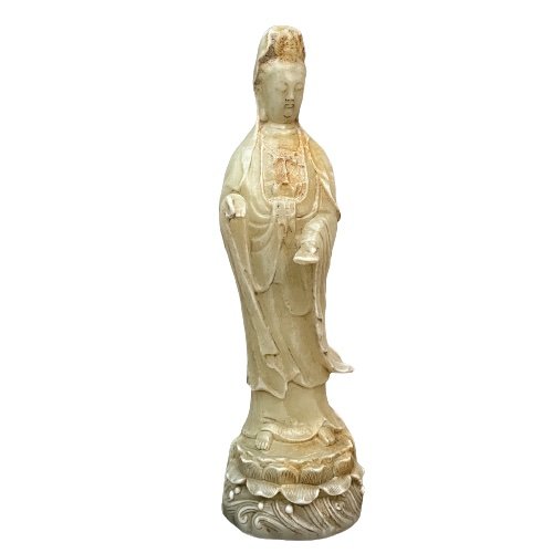 Jade Buddha Figur China Skulptur 32cm groß