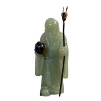 Chinesische Jade Figur Shou - China Gott des Langen Lebens
