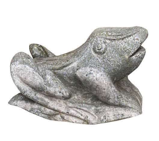 Frosch Wasserspeier Garten Skulptur - Marmor